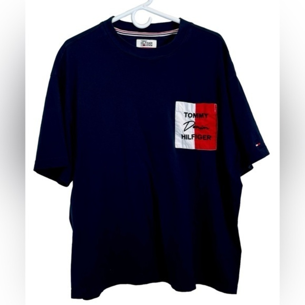 Tommy Hilfiger Denim men’s short sleeve shirt, large